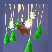 Winter Forest Ornamental Mobile - Thumbnail 2