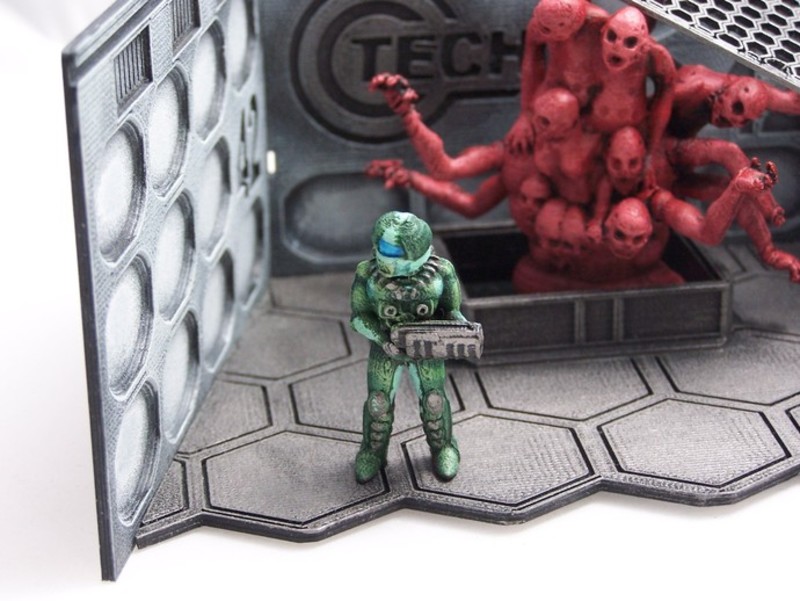 28mm Scifi Corporate Mercenary