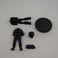 28mm Scifi Corporate Mercenary - Thumbnail 2