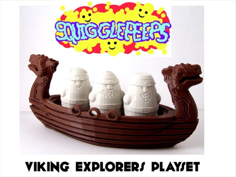 Squigglepeeps Viking Explorers Playset