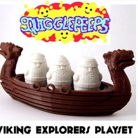 Squigglepeeps Viking Explorers Playset - Thumbnail 2