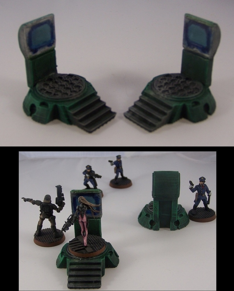 Teleporter Pads in 15mm Scale