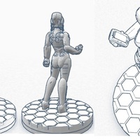 Alexandra Pryce, 28mm Miniature - Thumbnail 6