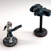 House Vermeni Gunhawk, 28mm Miniature - Thumbnail 3