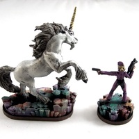 Magic Crystal 28mm Scale Miniature Bases - Thumbnail 2