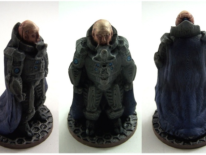 Praetor Kail, 54mm and 28mm Miniature