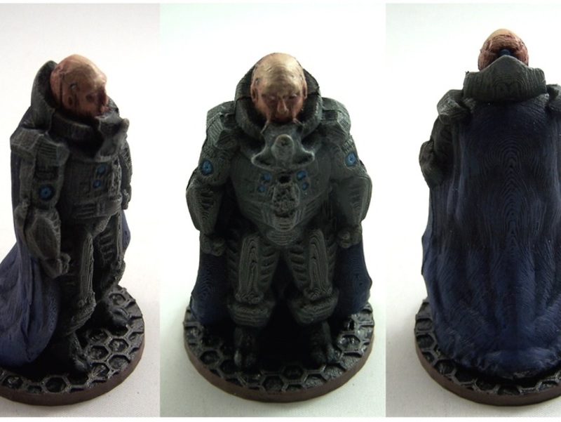 Praetor Kail, 54mm and 28mm Miniature