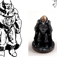 Praetor Kail, 54mm and 28mm Miniature - Thumbnail 3
