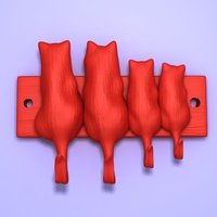 Cats Keys Holder - Thumbnail 1