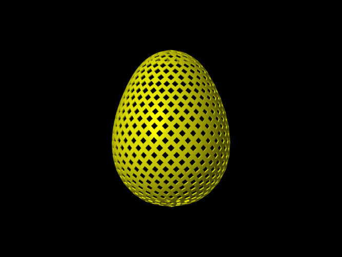 Easter egg square