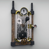 SteamPunked Lightswitch Cover with lever - Thumbnail 5