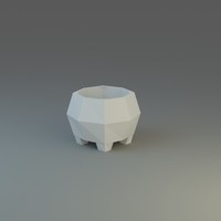 GEOMETRIC PLANTER POT – MODERN FACETED DESIGN - Thumbnail 9