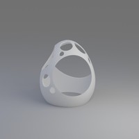 MODERN HANGING POT WITH ORGANIC OPENINGS - Thumbnail 7