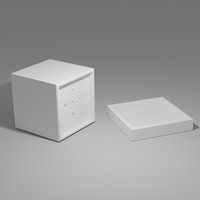 MINIMALIST SQUARE FLOWER POT WITH DRIP TRAY - Thumbnail 3