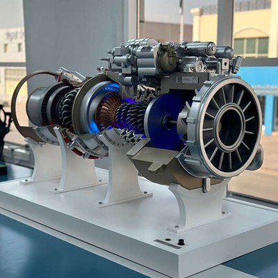 Detailed 3D Engine Model