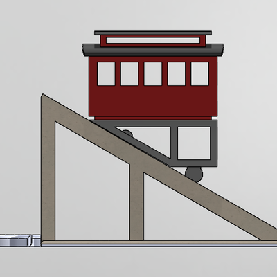 Pittsburgh Duquesne Incline Keychain