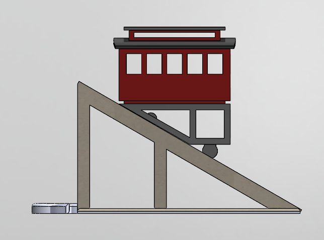 Pittsburgh Duquesne Incline Keychain