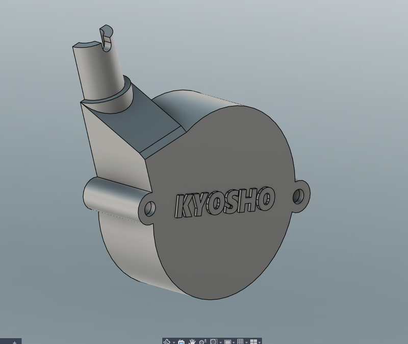 Kyosho DBX 1/10 pullstarter cover