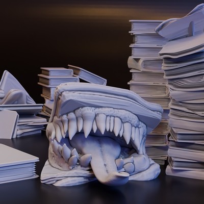 Book Props, Swarms of Books and Book Mimic