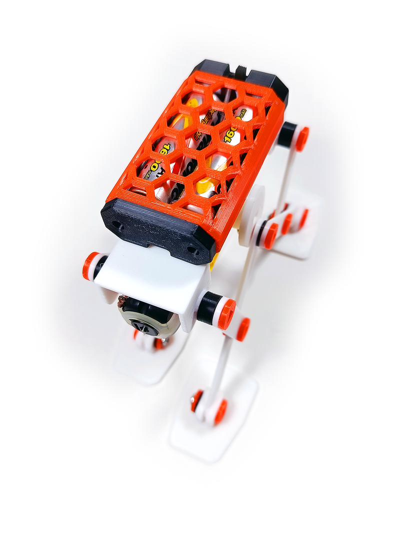 3D-Printed AA Battery Holders – With Switch and Power Hub Option - x2 Batteries