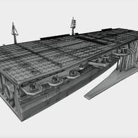 IJN Shinano Aircraft Carrier 1/700 & 1/2000 Scale – Static 3D Model for SLA Resin Printing Ready Printable - Thumbnail 2