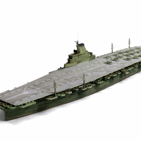 IJN Shinano Aircraft Carrier 1/700 & 1/2000 Scale – Static 3D Model for SLA Resin Printing Ready Printable - Thumbnail 5