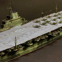 IJN Shinano Aircraft Carrier 1/700 & 1/2000 Scale – Static 3D Model for SLA Resin Printing Ready Printable - Thumbnail 7