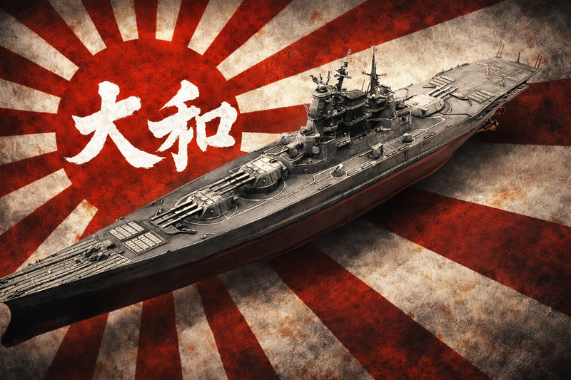 IJN Yamato-Class Battleship – 1/700 Scale Static 3D SLA Printing Model Ready Printable
