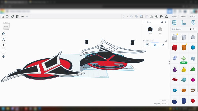 Bat'leth Pizza Cutter (from Raven Forge) wall mount