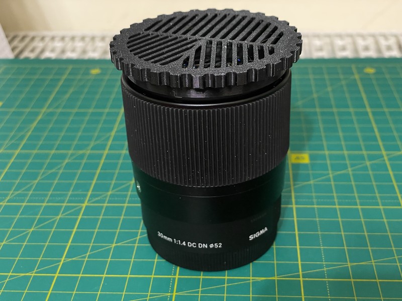 Bahtinov Focus Mask for Sigma 30mm f/1.4 DC DN Contemporary (Sony E-mount)