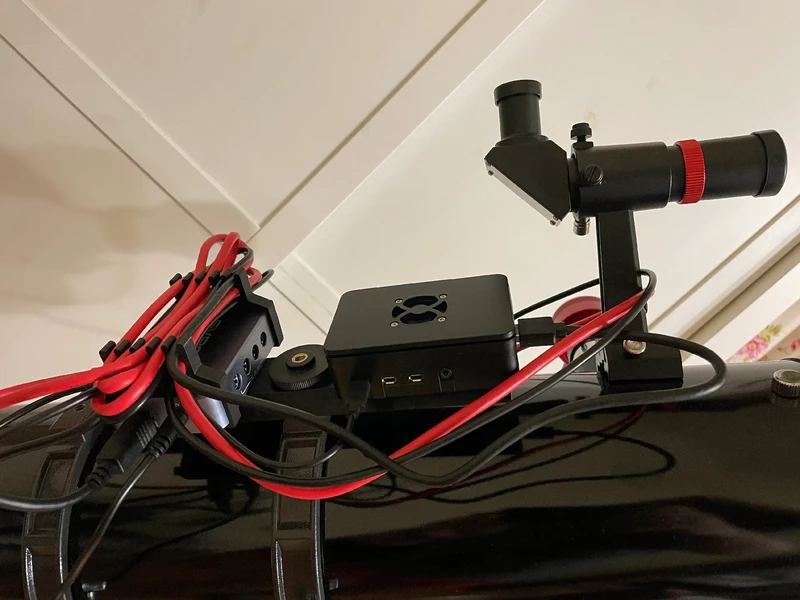 Vixen-Compatible Mounting Plate for Raspberry Pi 4B Case and SVBONY SV241 Astronomy DC+USB Hub