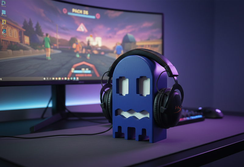 pac-man headphone holder