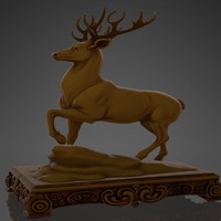 Golden Stag of Regal Majesty - Thumbnail 5