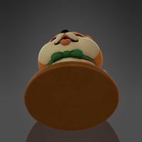 Cute Shiba Inu Dog 3D Model – Cartoon Style Collectible Figurine - Thumbnail 7