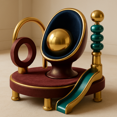 Whimsical Throne of Luxury Play