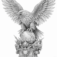 Majestic Eagle Guardian Statue - Thumbnail 2