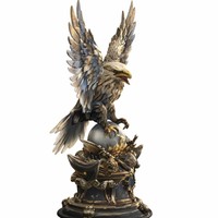 Majestic Eagle Guardian Statue - Thumbnail 5