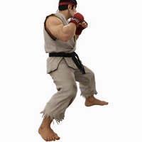 Realistic Martial Arts Fighter Character – Fighting Pose - Thumbnail 5