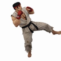 Realistic Martial Arts Fighter Character – Fighting Pose - Thumbnail 6