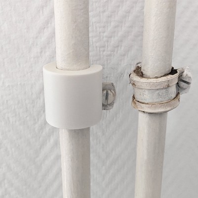 Cover for Pipe Clamp on Wall  (heating tube)