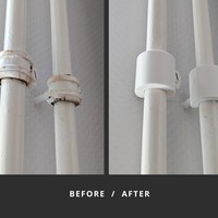 Cover for Pipe Clamp on Wall  (heating tube) - Thumbnail 4