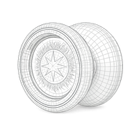 Futuristic Fire Core Yo-Yo – Metallic Red Energy Toy - Thumbnail 2