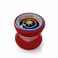 Futuristic Fire Core Yo-Yo – Metallic Red Energy Toy - Thumbnail 7