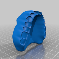 3D Rendering of a Complete Maxillary and Mandibular Denture Set - Thumbnail 1