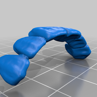 3D Rendering of a Complete Maxillary and Mandibular Denture Set - Thumbnail 3