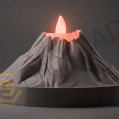 Volcanic Tealight Holder