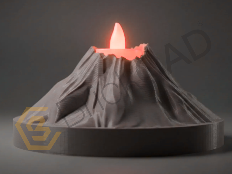 Volcanic Tealight Holder
