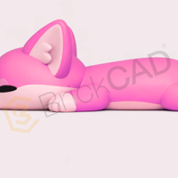 Cute Flexi Desert Fox Keychain - Thumbnail 2