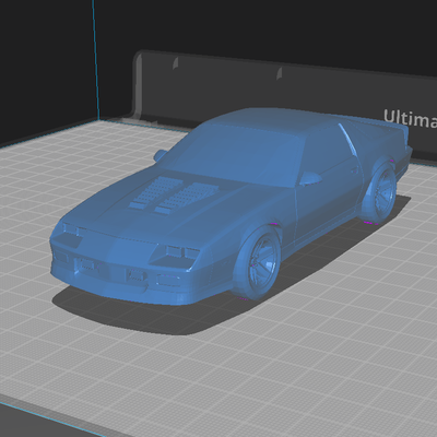 Chevrolet Camaro 1990 – Classic American Muscle Car STL File for 3D Printing