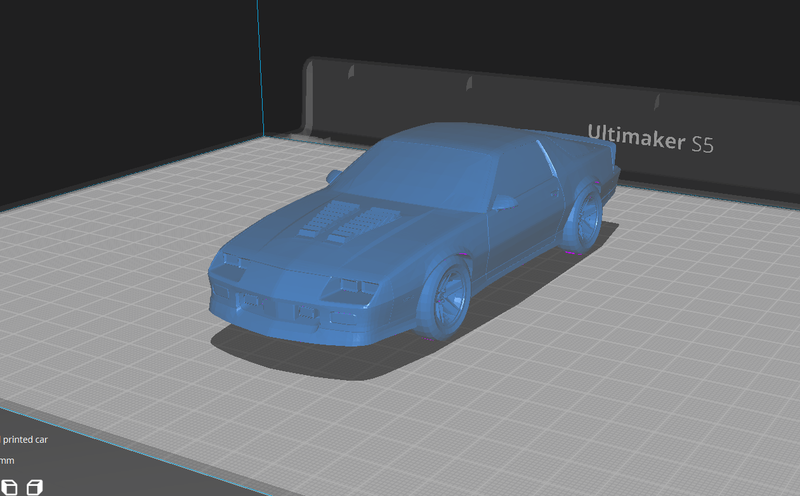 Chevrolet Camaro 1990 – Classic American Muscle Car STL File for 3D Printing